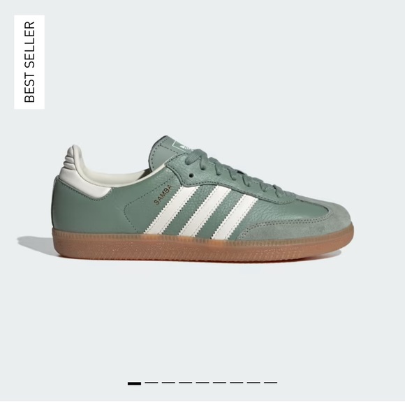 Adidas Women’s Samba OG - Sage Green - size 8.5 - Picture 5 of 8
